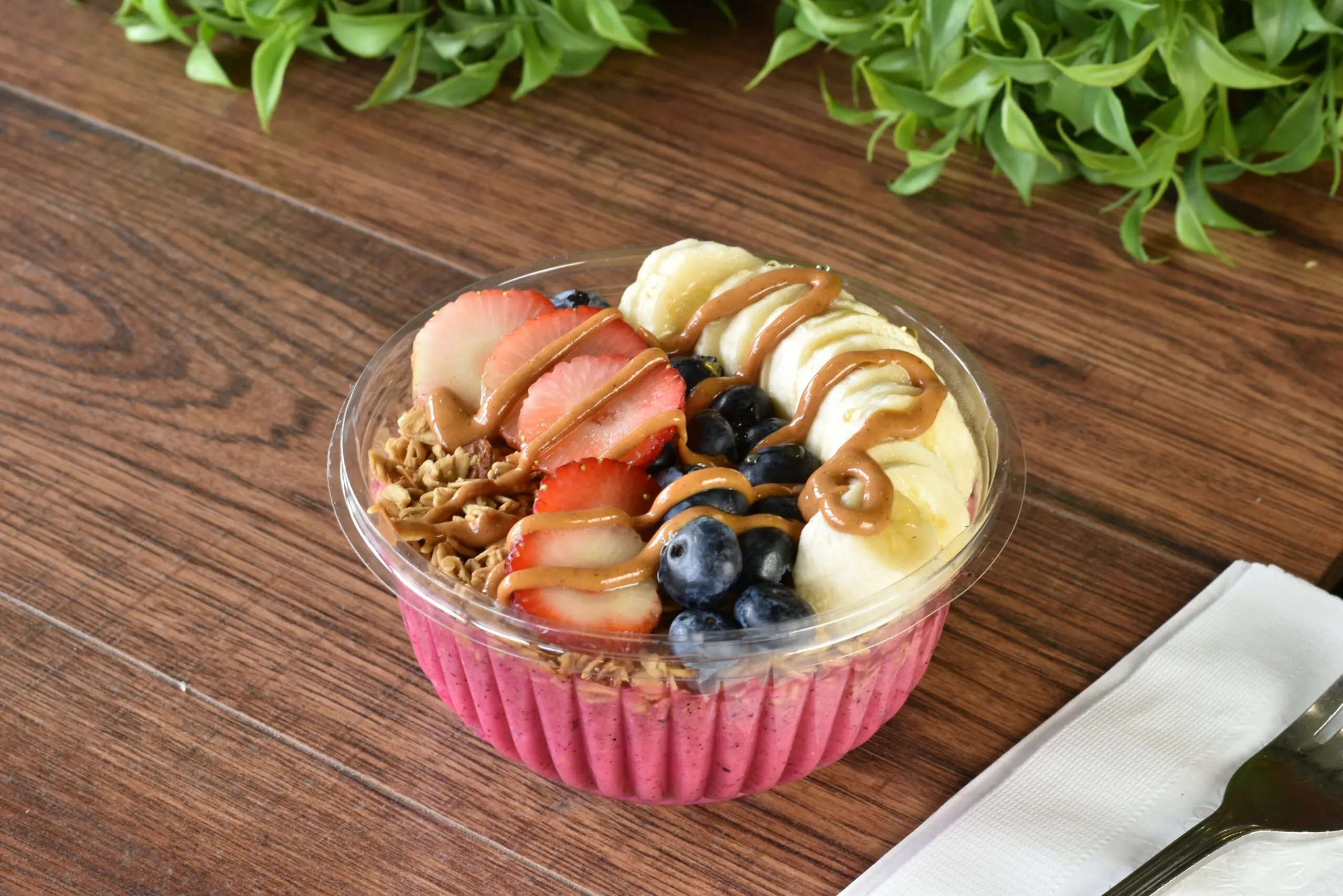 Pitaya Bowl With Added Peanut Butter