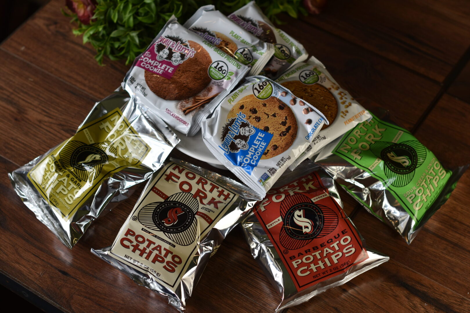 North Fork Potato Chips and Protein Cookies